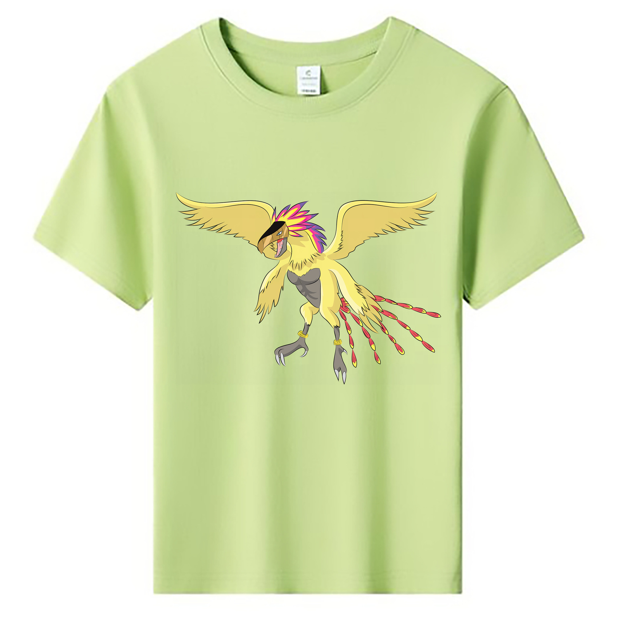 （画像用） Digimon デジタルモンスター/デジモン 綿100％キッズTシャツ（フロントプリント）